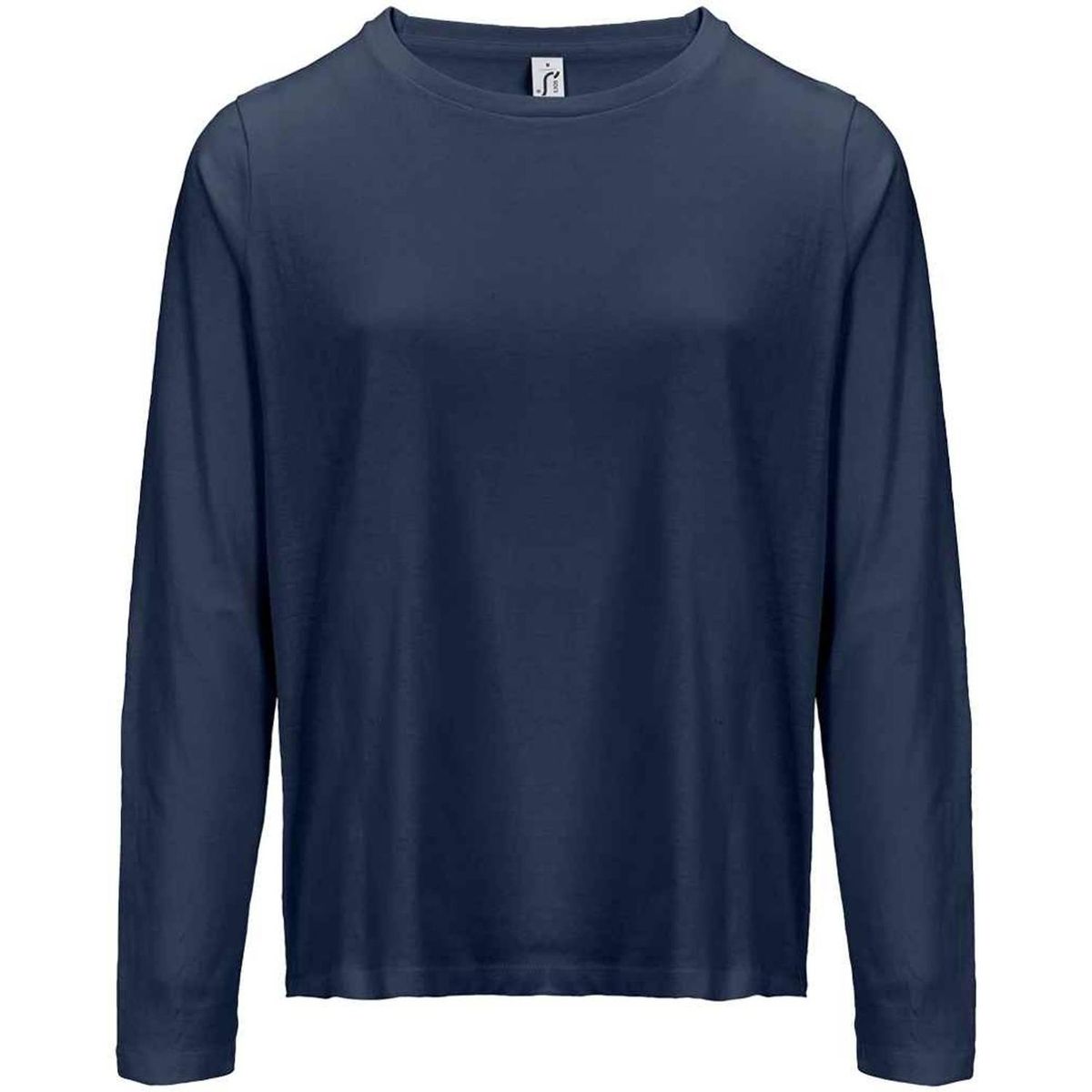 Essentielles Langarmshirt mit Rundhalsausschnitt