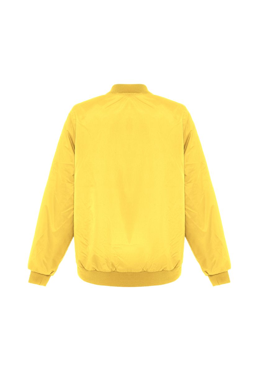 Klassische Bomberjacke mit Satinglanz