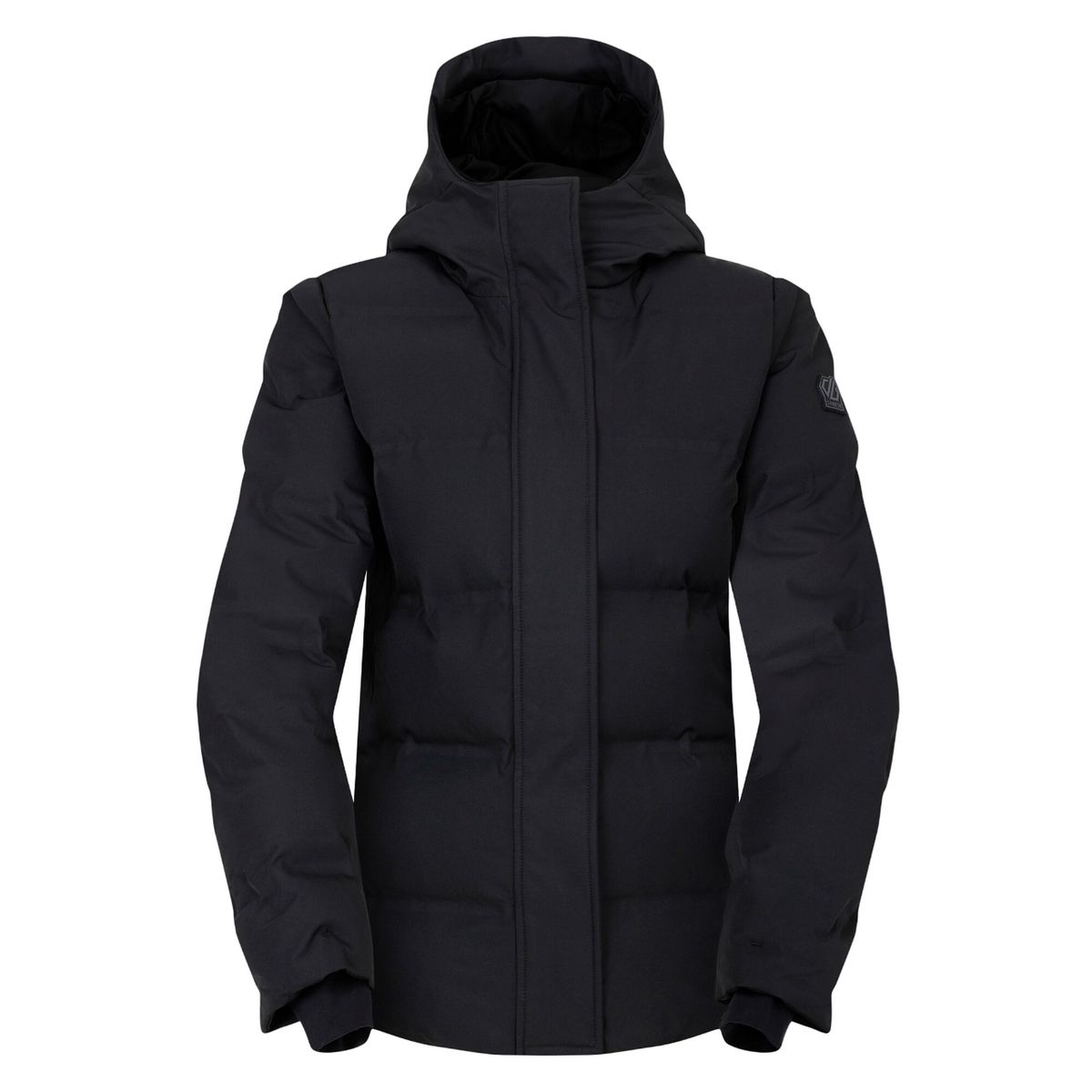 Wasserdichte Steppjacke mit Kapuze