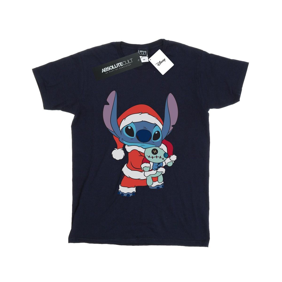 Festives Boyfriend-T-Shirt mit Charakter-Print