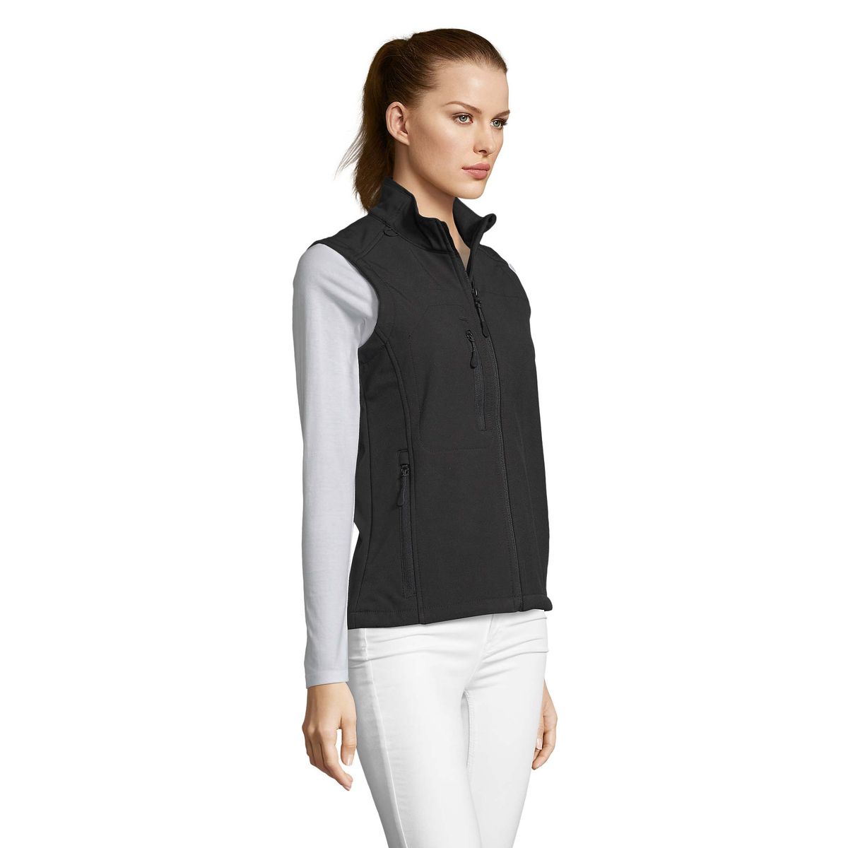 Sportliche Taillierte Softshell-Weste