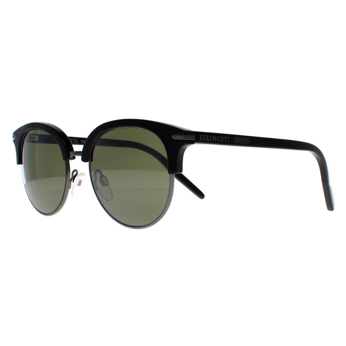 Runde halbrandlose polarisierte Sonnenbrille