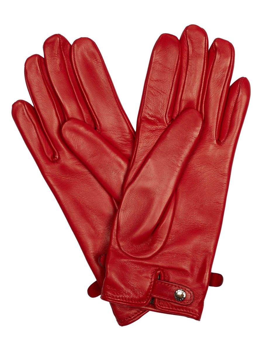 Elegante Lammleder-Handschuhe mit Schnalle
