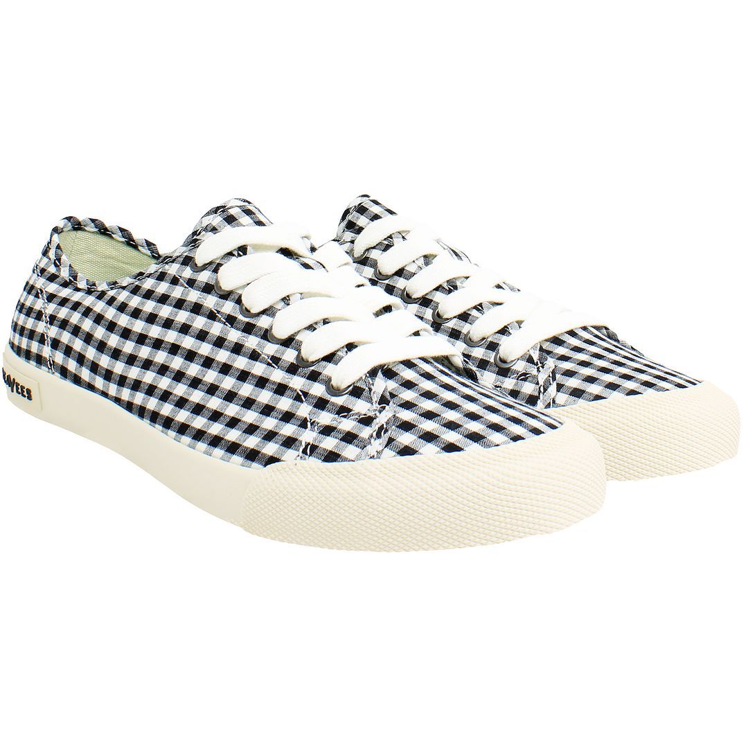 Klassische Gingham Low-Top Plimsolls
