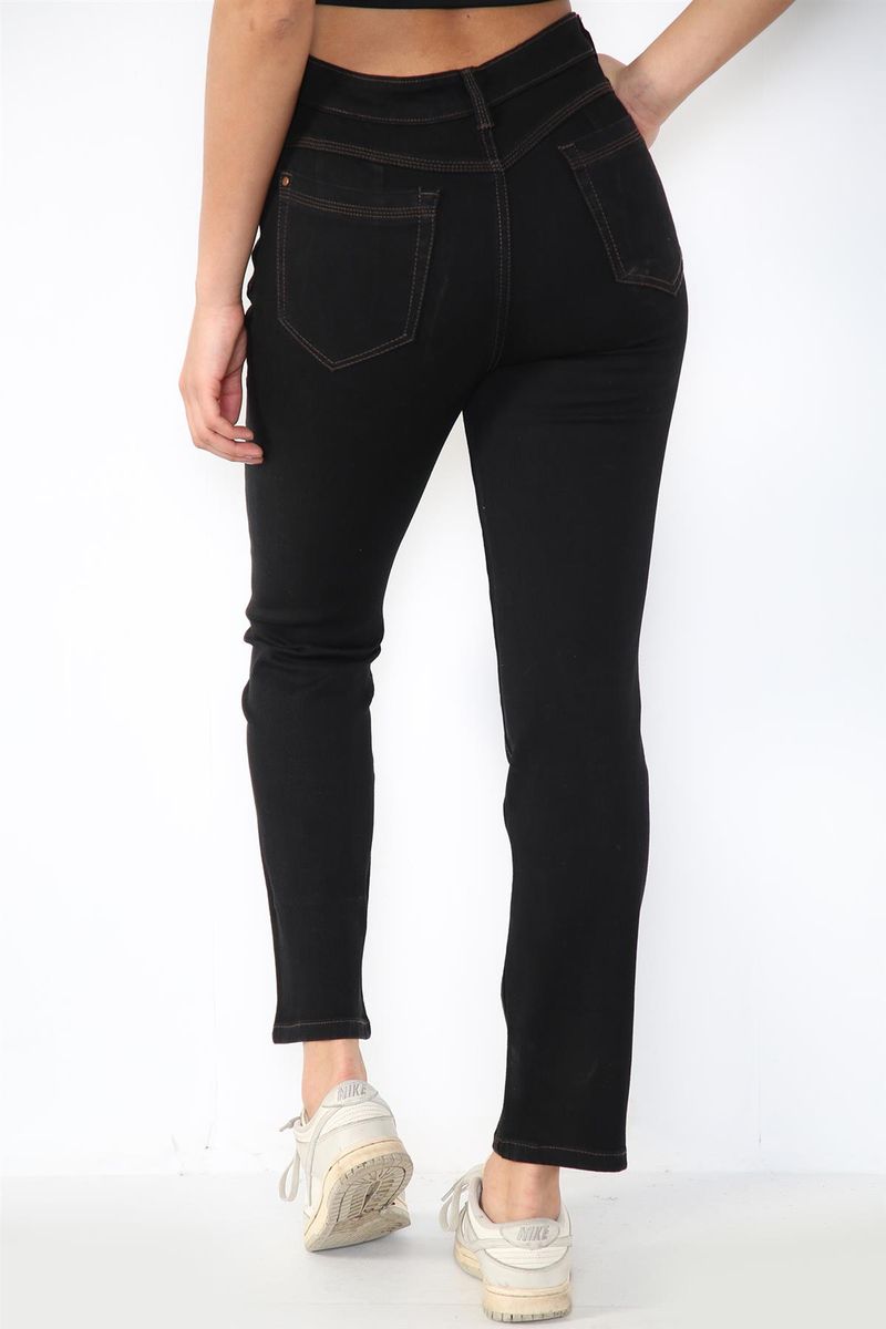 Hoch taillierte Magic-Shaping Straight Jeans
