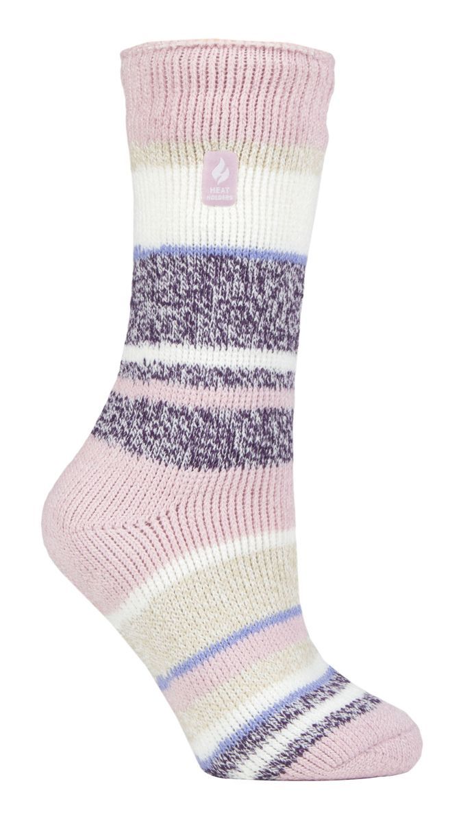 Dicke Thermosocken mit Twist-Strickmuster