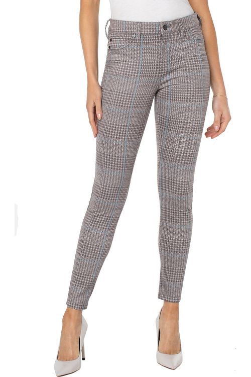 Skinny-Hose mit Karomuster