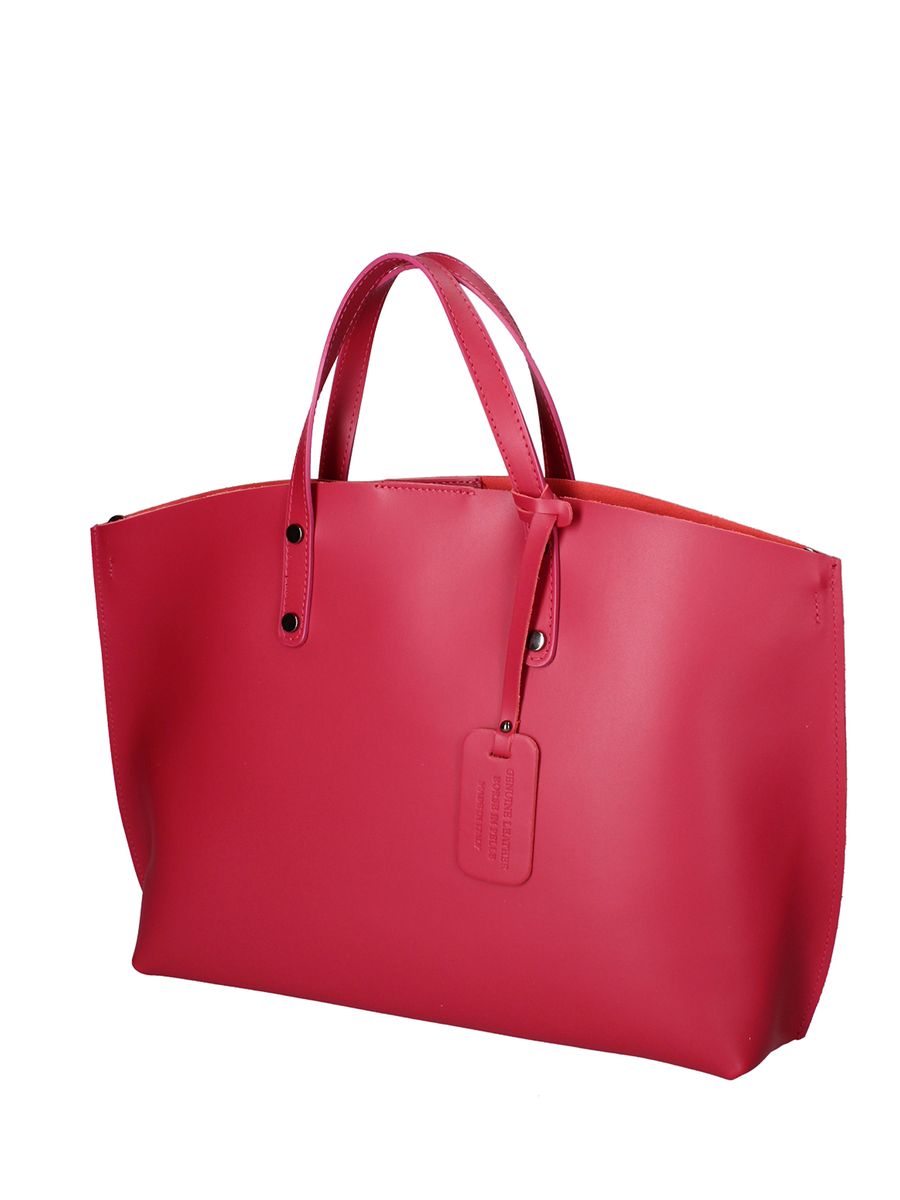 Minimalistischer Leder-Shopper-Tote