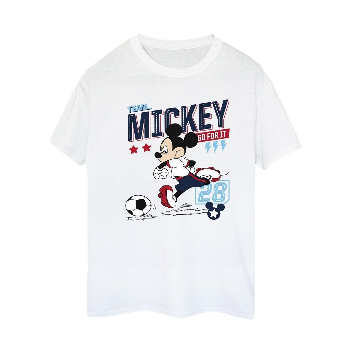 Mickey Mouse Fußball Grafik-T-Shirt