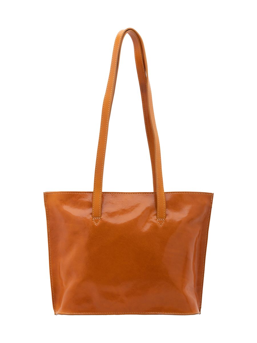 Klassische Leder-Satteltasche