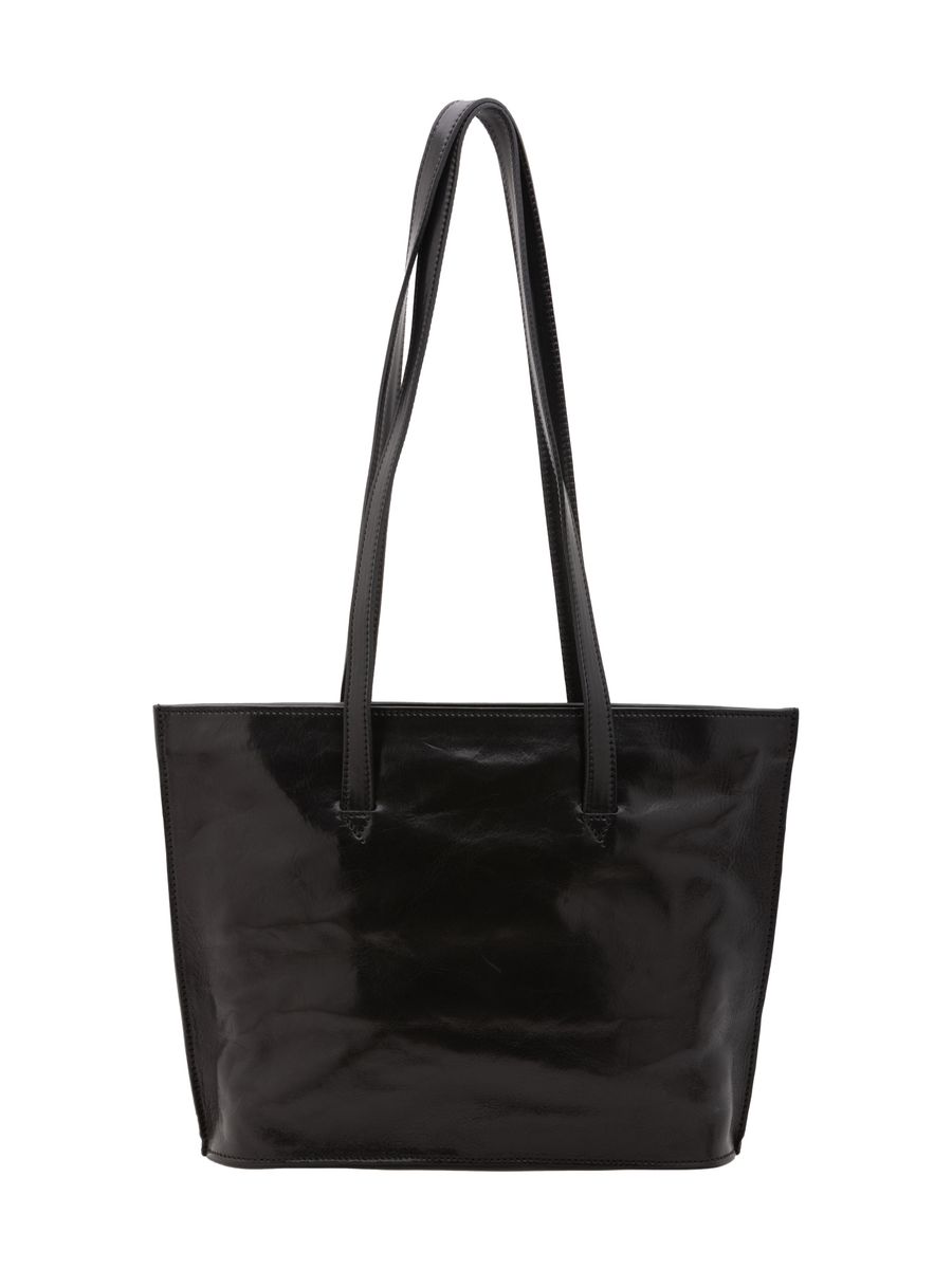 Klassische Leder-Satteltasche