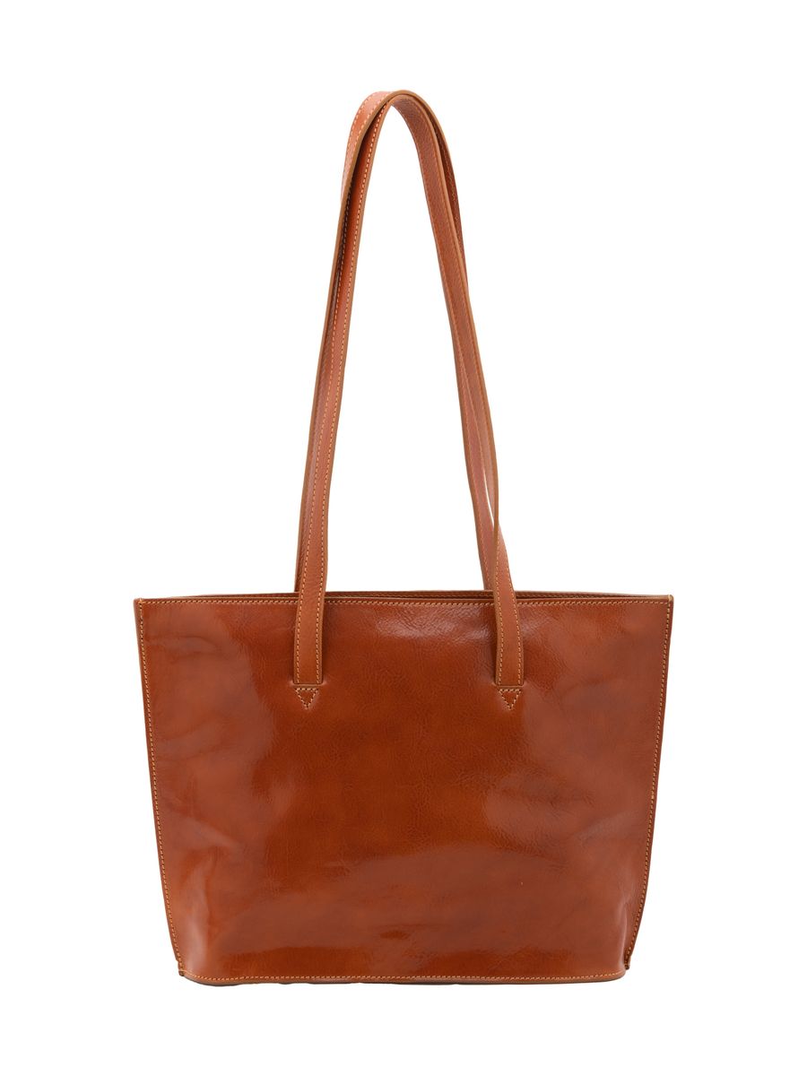 Klassische Leder-Satteltasche