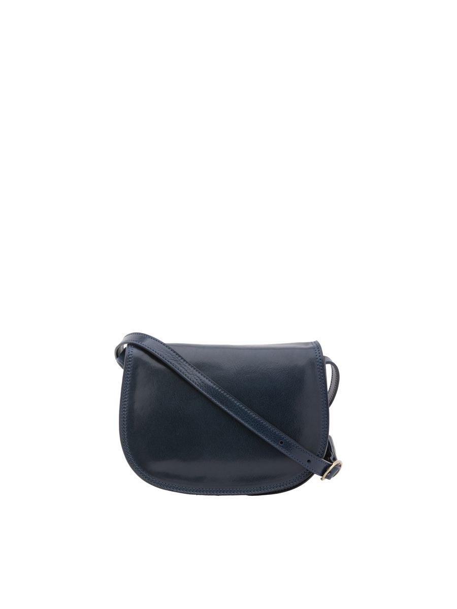 Klassische Leder-Satteltasche