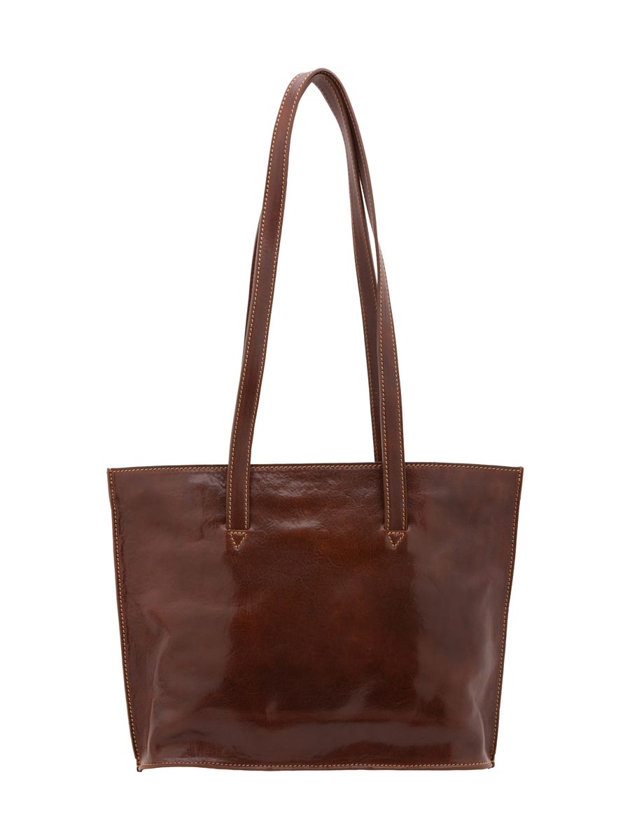 Klassische Leder-Satteltasche
