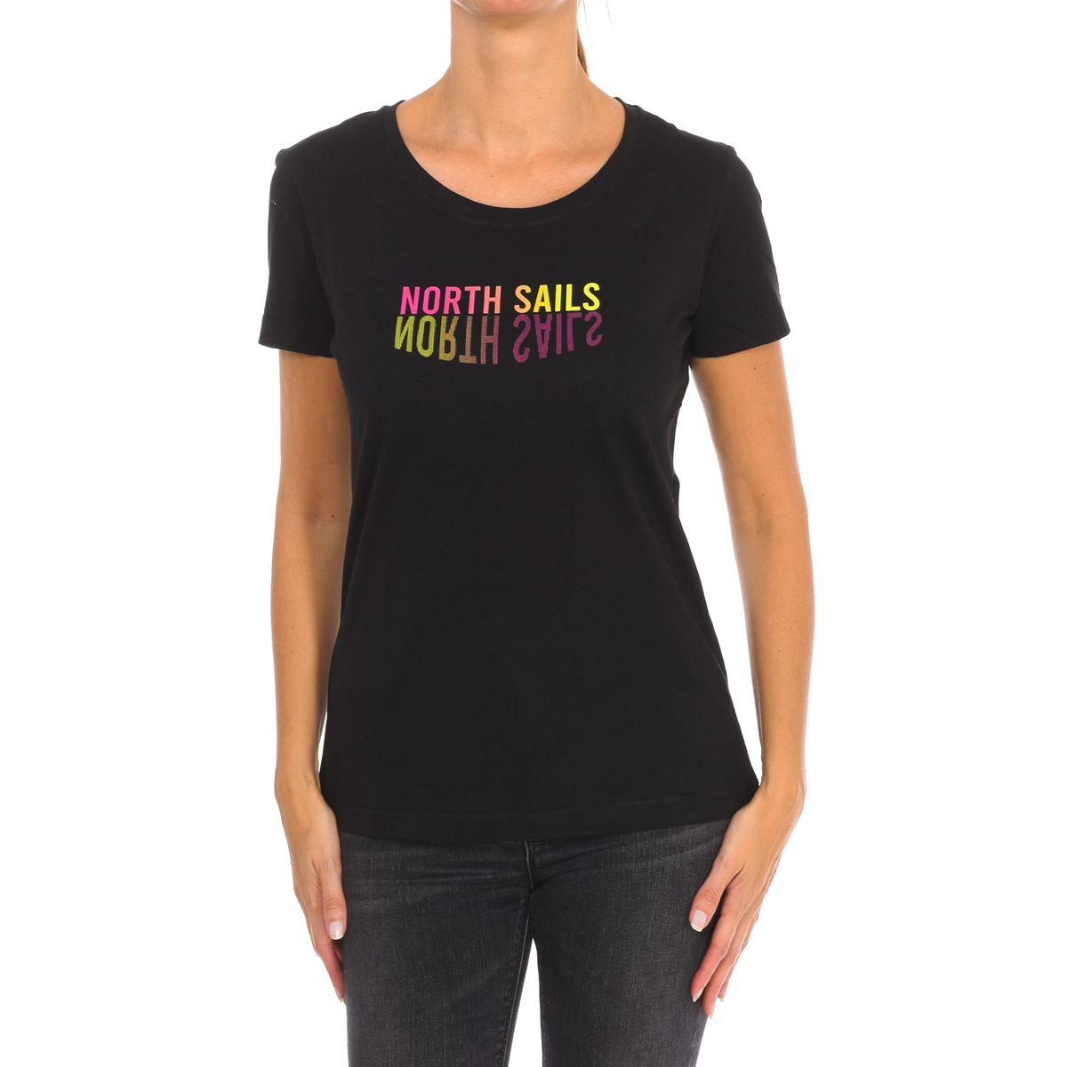 Kurzarm-T-Shirt mit Grafik-Print