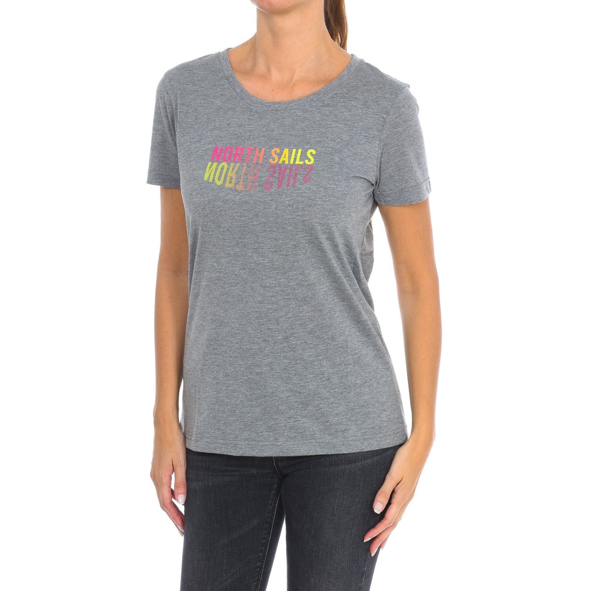 Kurzarm-T-Shirt mit Grafik-Print