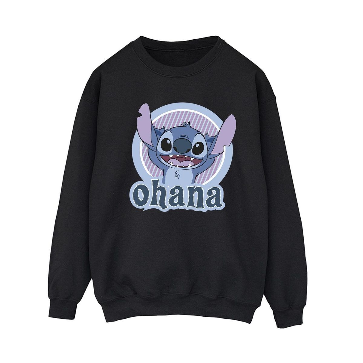 Sweatshirt mit Ohana-Kreis-Grafikprint
