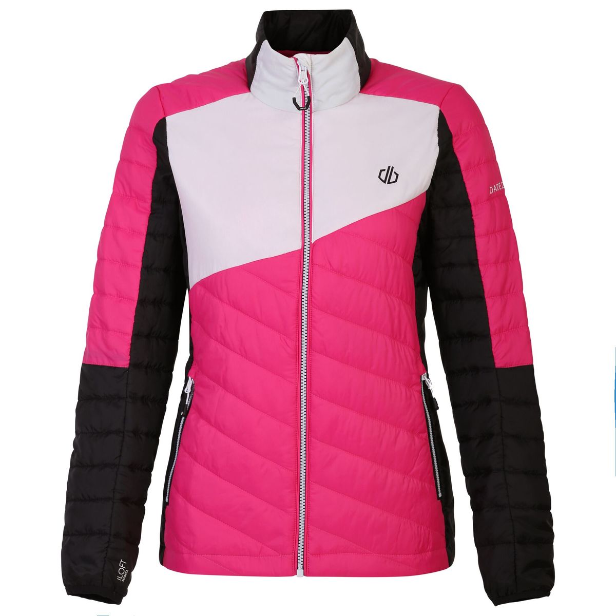Isolierte Outdoor-Jacke im Color-Block-Design