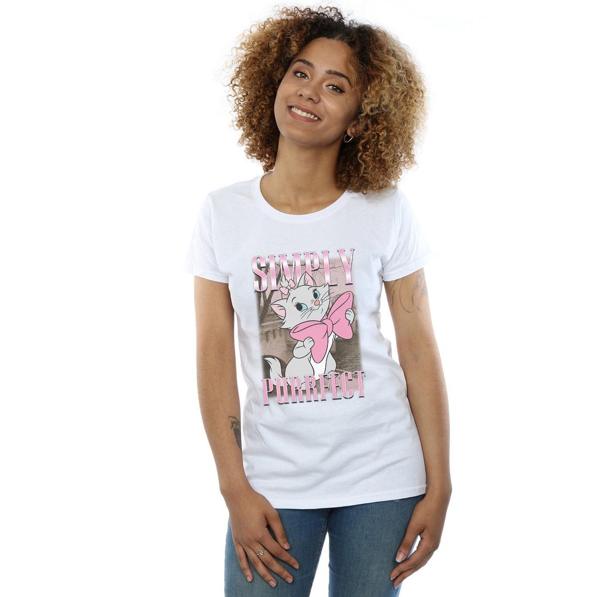 Grafik-T-Shirt mit Marie-Motiv