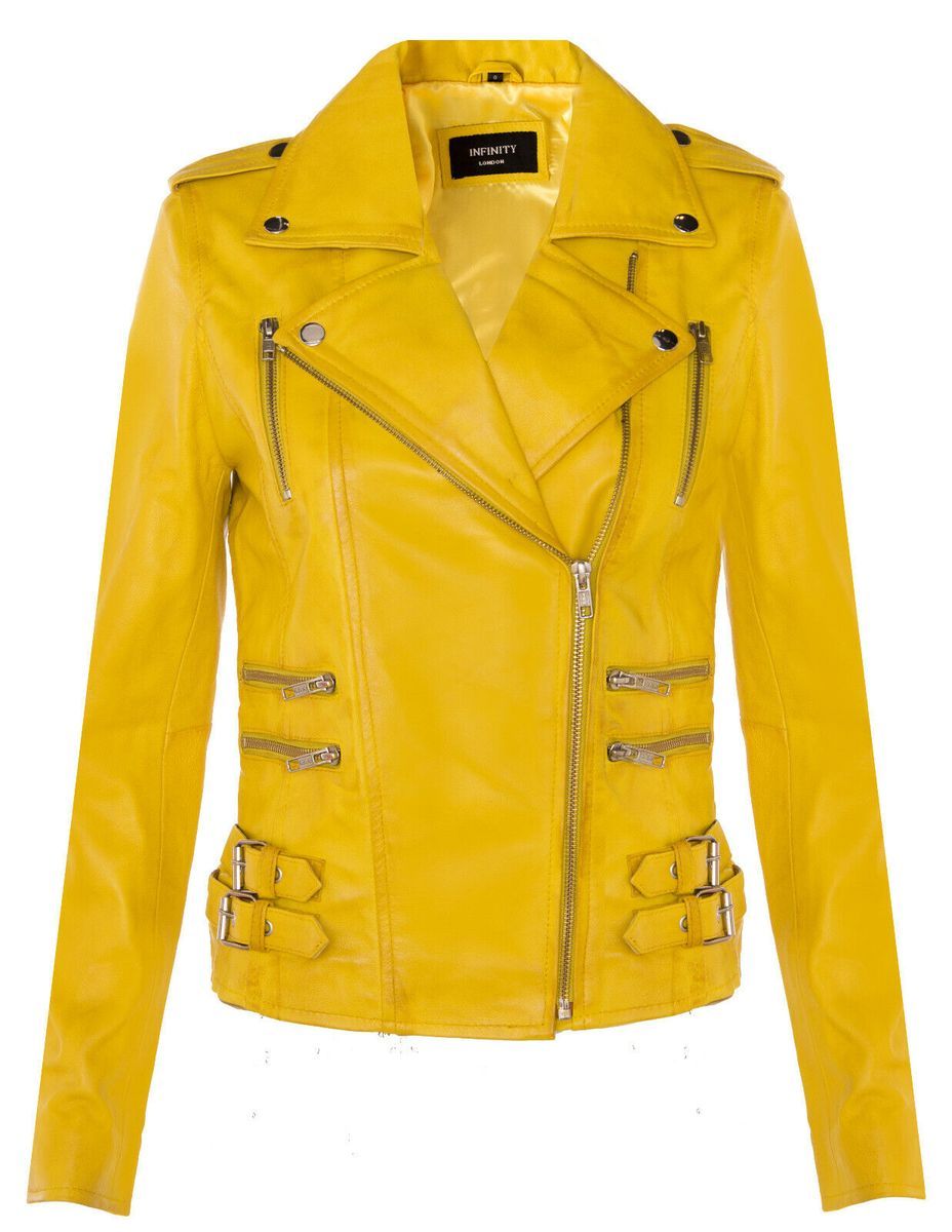 Asymmetrische Moto-Jacke aus Nappaleder