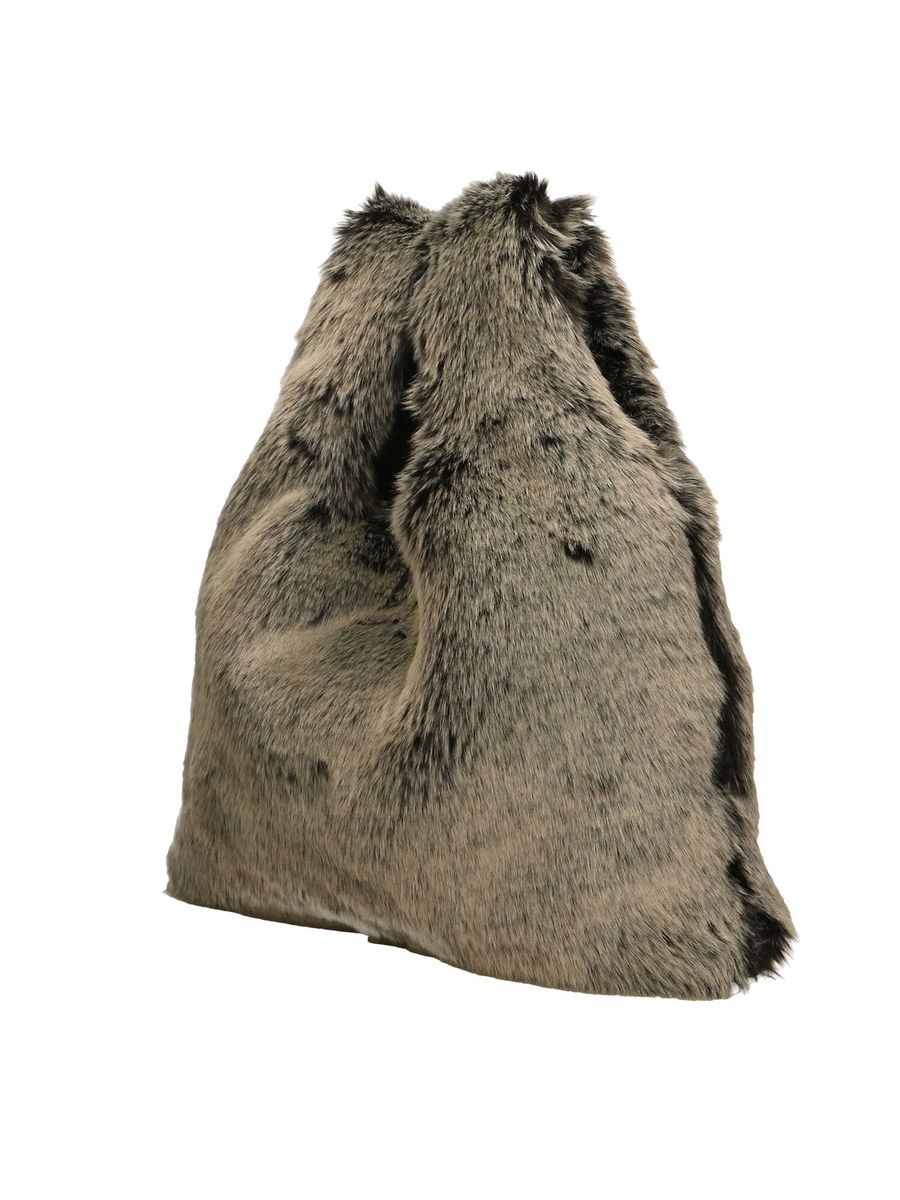 Flauschige Shopper-Tasche aus Kunstfell