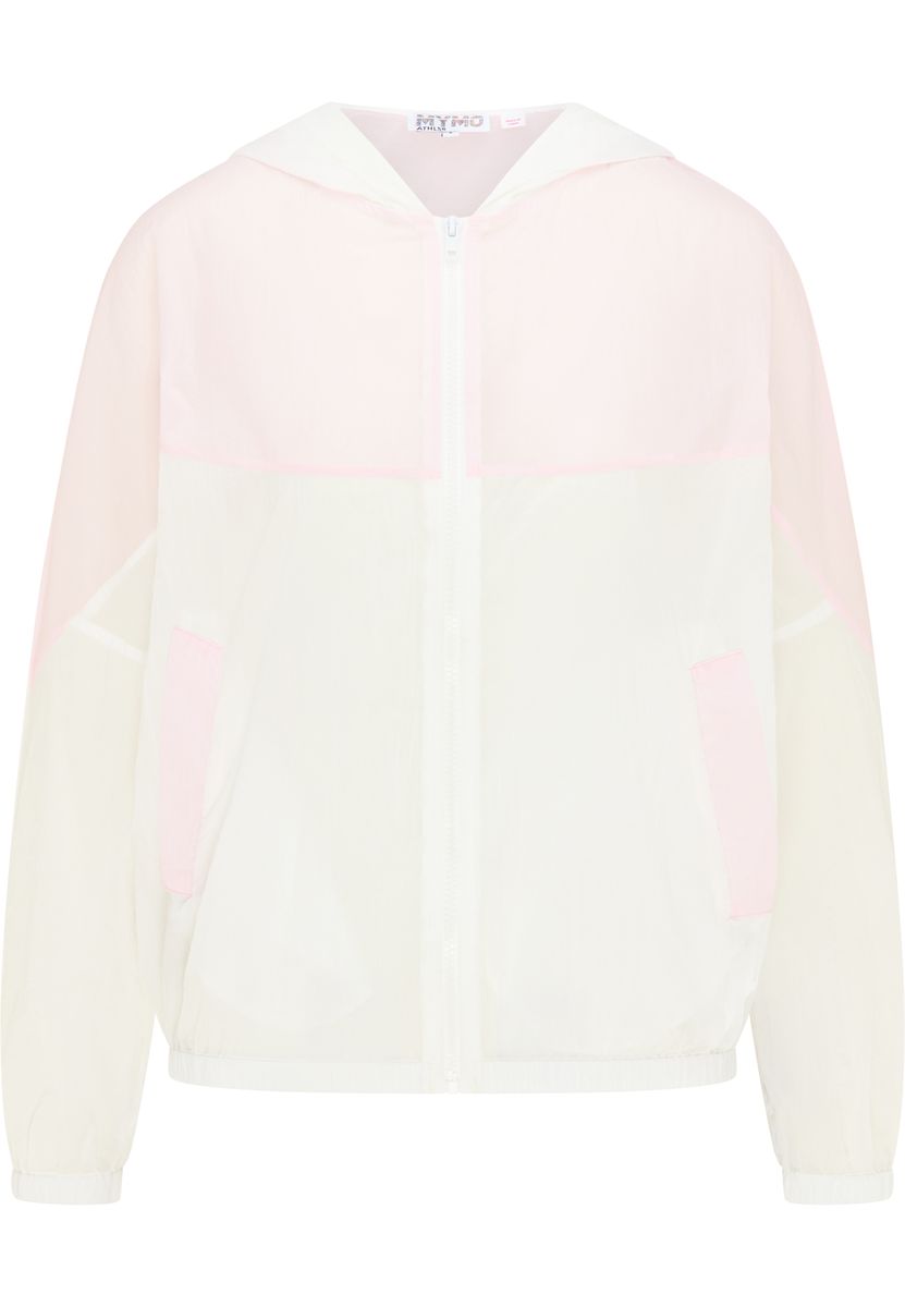 Leichte Kapuzen-Windjacke im Color-Block-Design