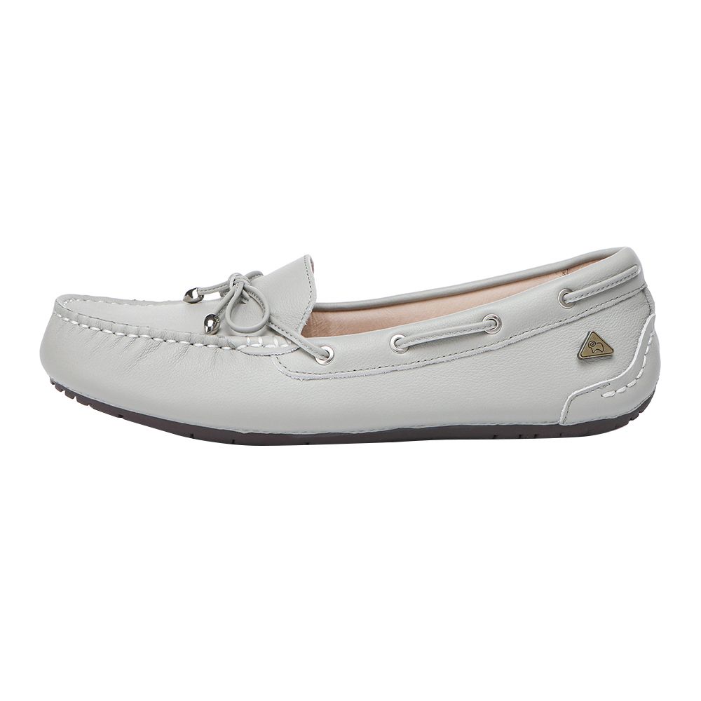 Zeitlose Leder-Mokassins Slipper