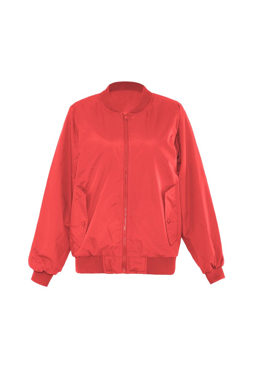Sportliche Blousonjacke aus Leichtem Stoff