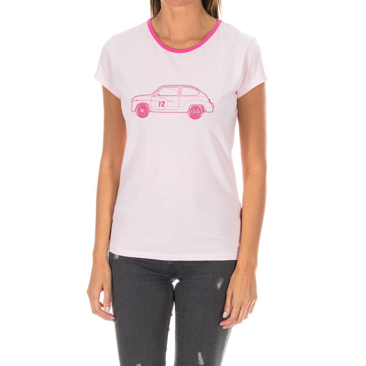 Vintage-Auto Grafik Ringer T-Shirt