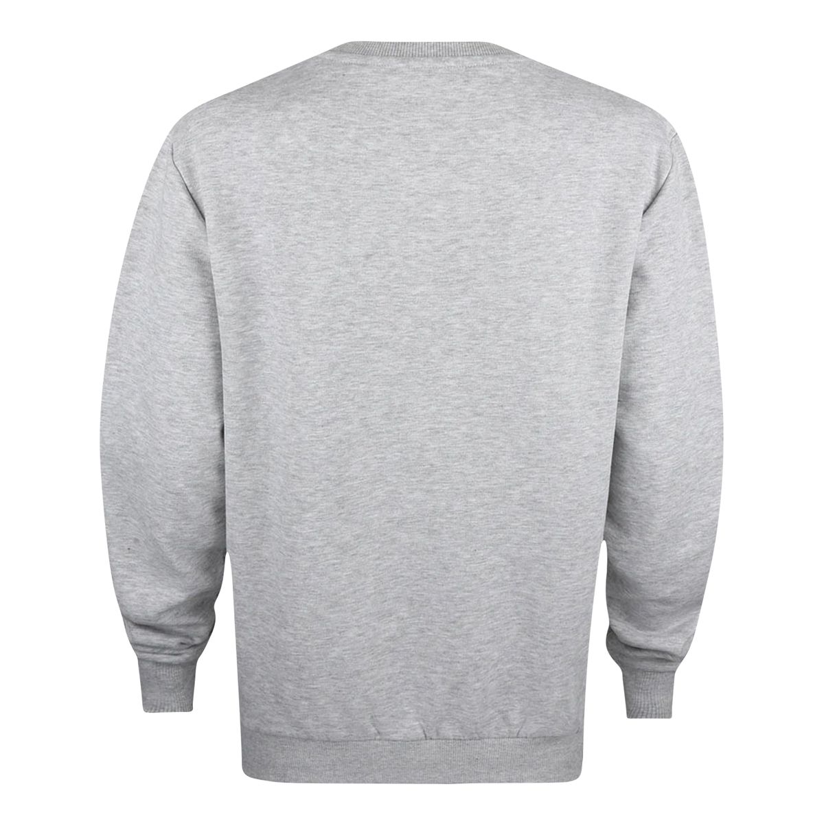 Rundhals-Sweatshirt mit Charakter-Skizzen-Grafik