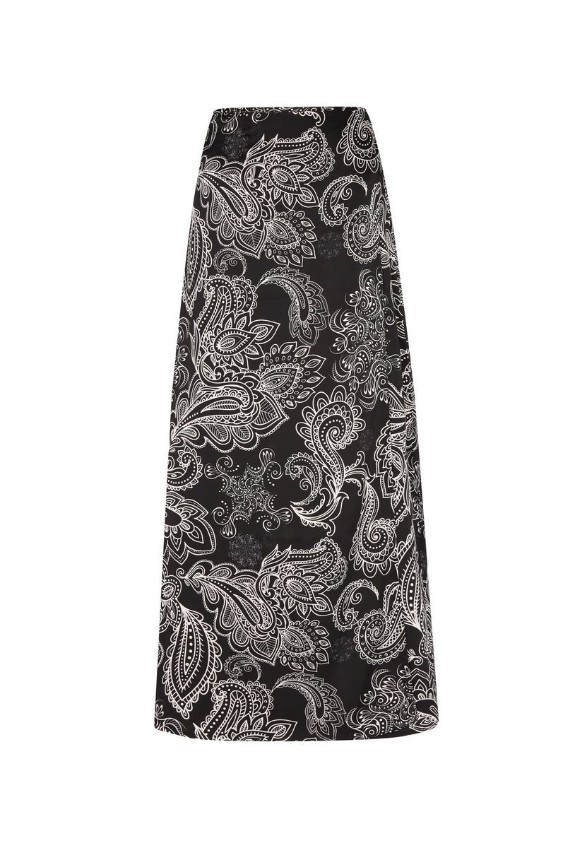 Fließender Maxi-Rock mit Paisleymuster