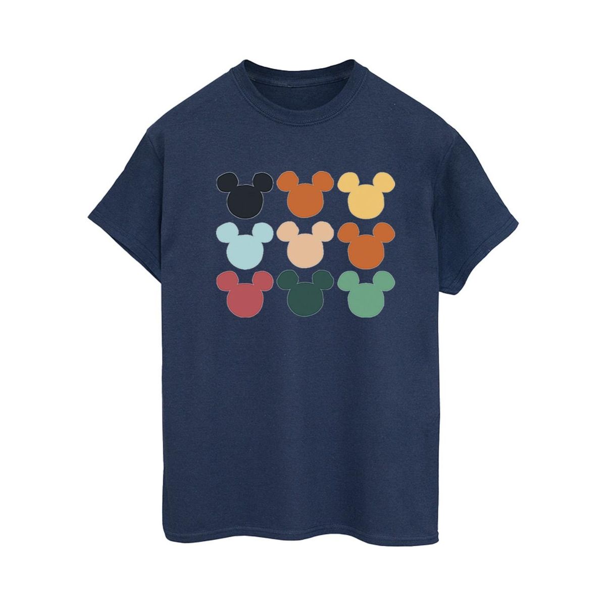 T-Shirt mit Micky Maus Silhouetten