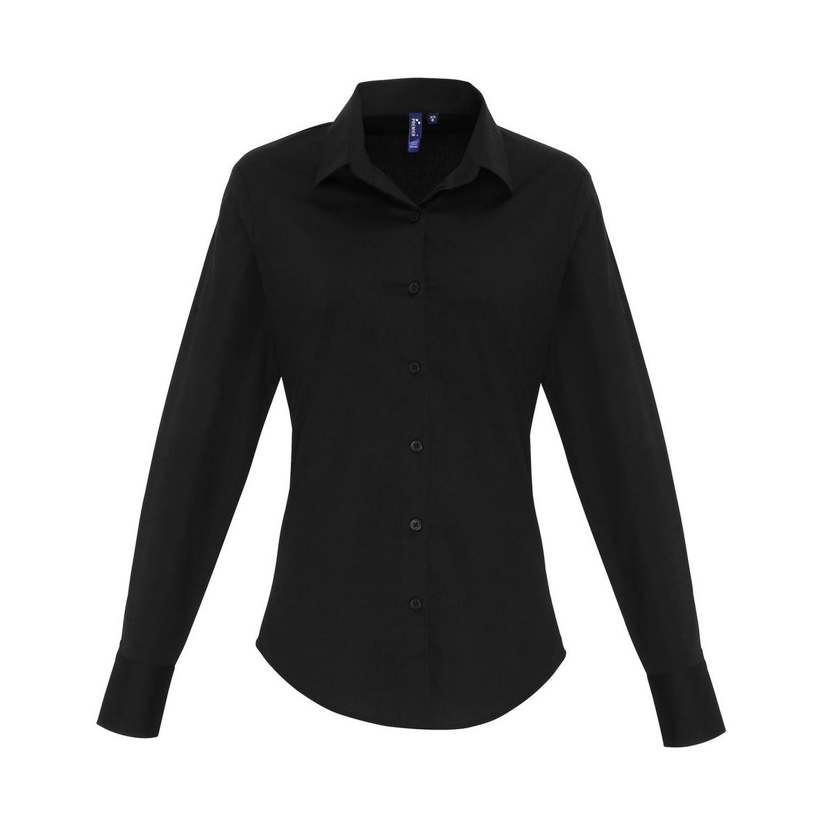 Tailliertes Stretch-Popeline-Hemd