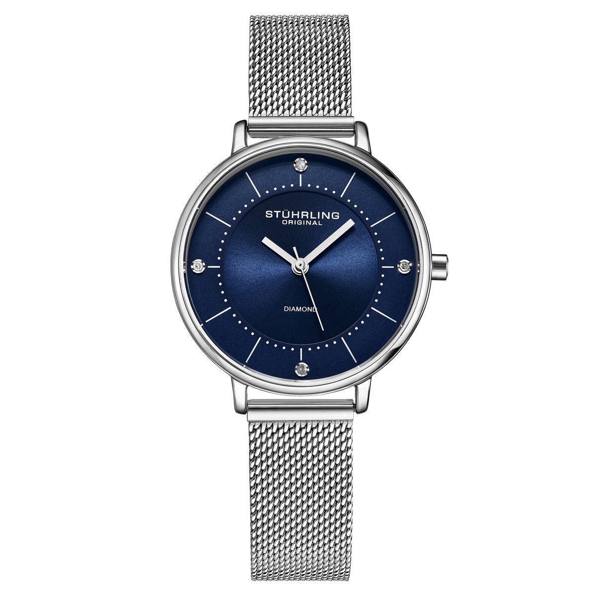 Elegante Mesh-Armband Armbanduhr