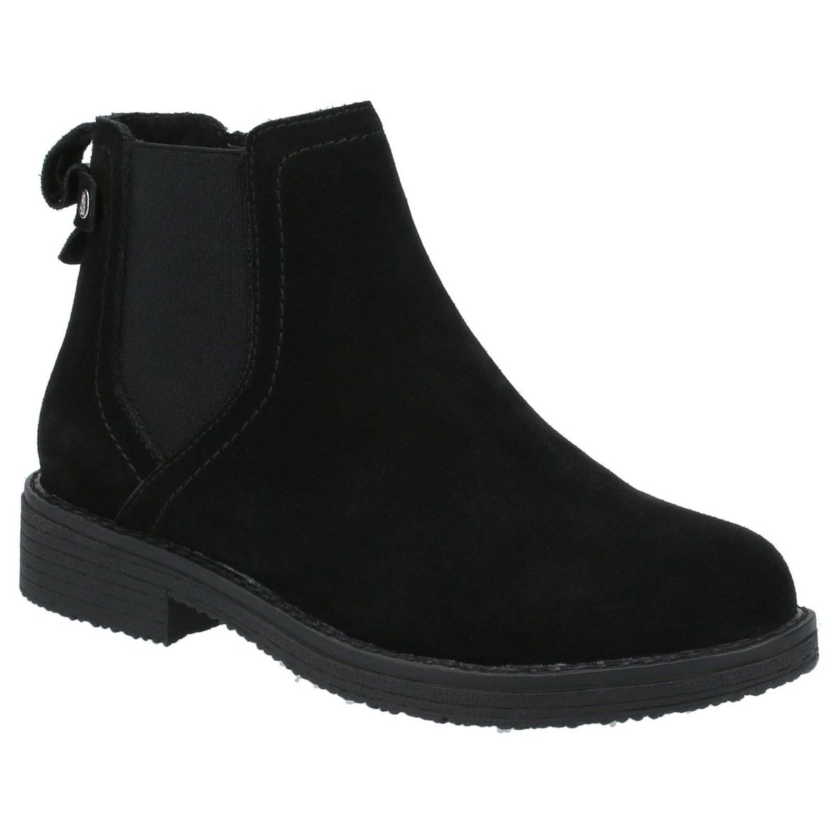 Minimalistische Wildleder-Stiefeletten