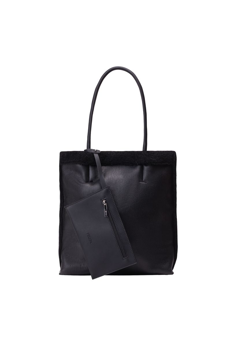 Eleganter Shopper mit Rautensteppung