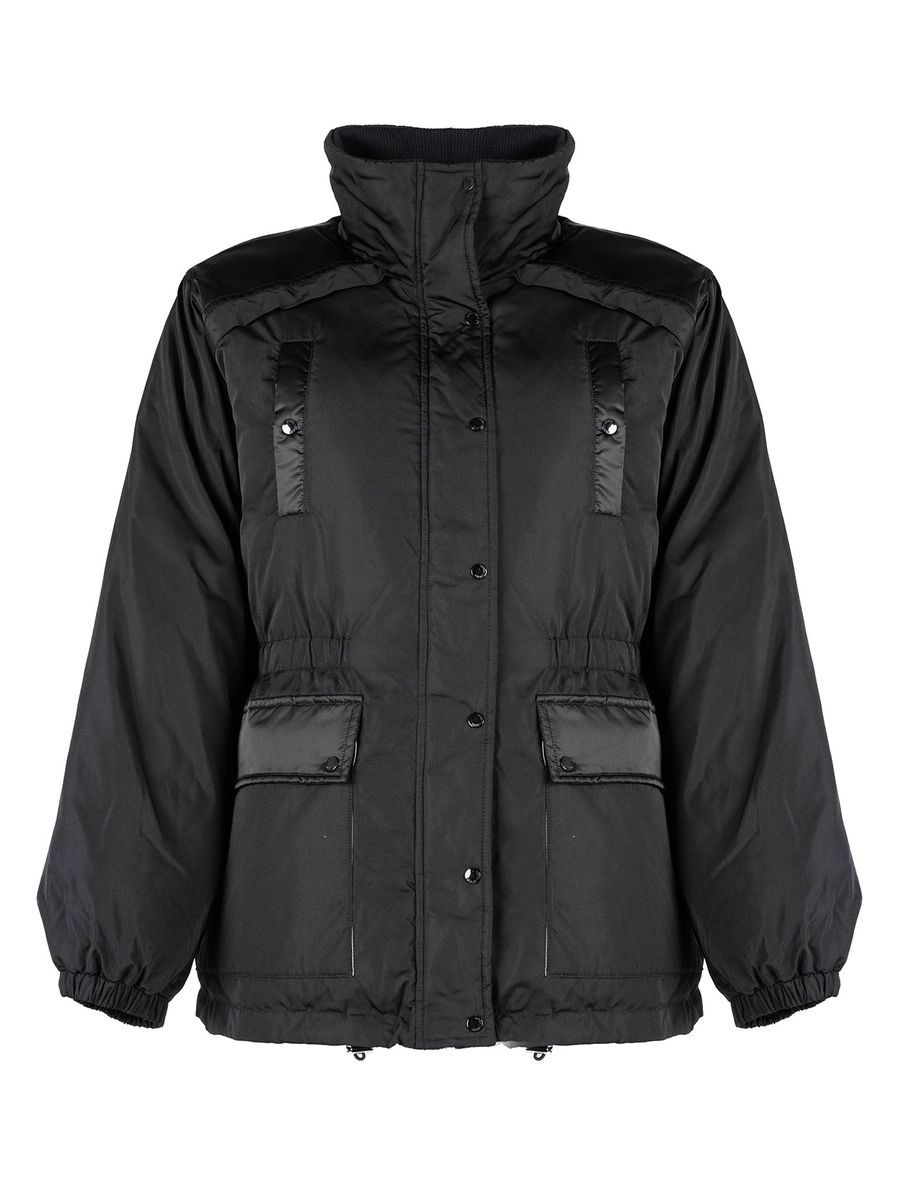 Gesteppte Pufferjacke mit Taschen