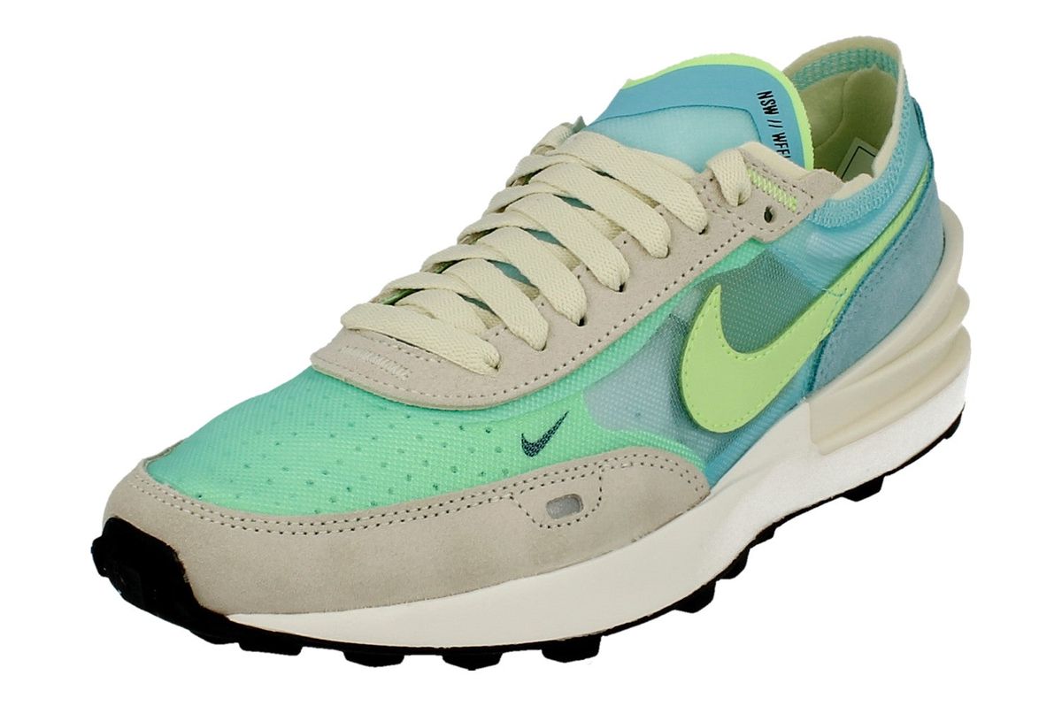 Retro-inspirierte Mesh- und Wildledersneaker