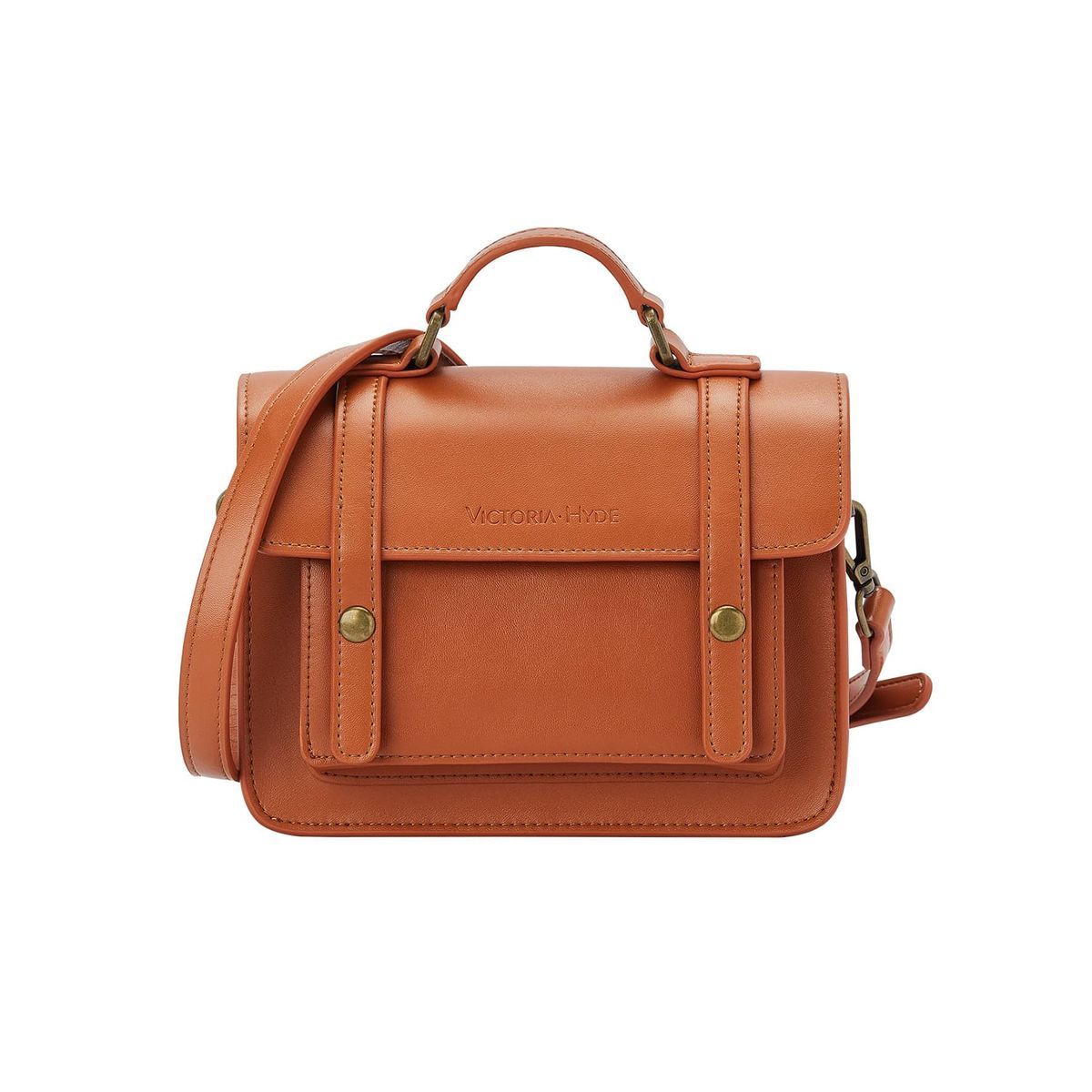 Vintage-inspirierte Satchel-Handtasche