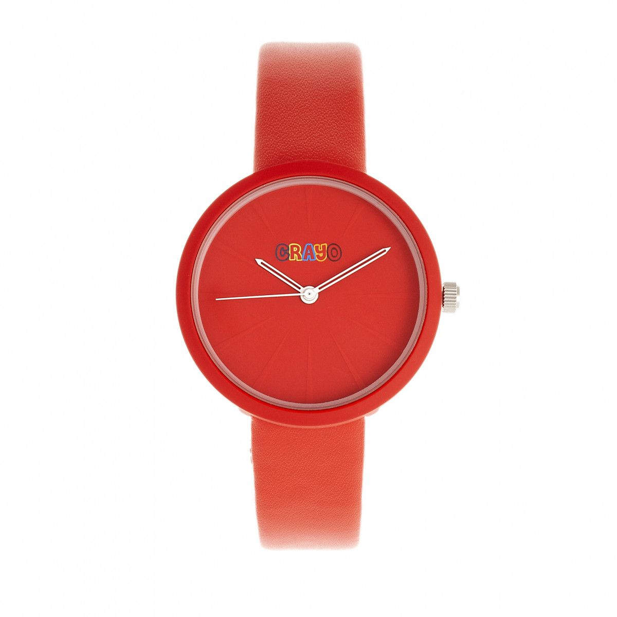 Minimalistische Armbanduhr mit Sonnenstrahl-Zifferblatt