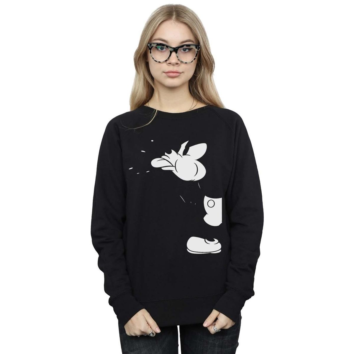 Minimalistisches Grafik-Print Sweatshirt