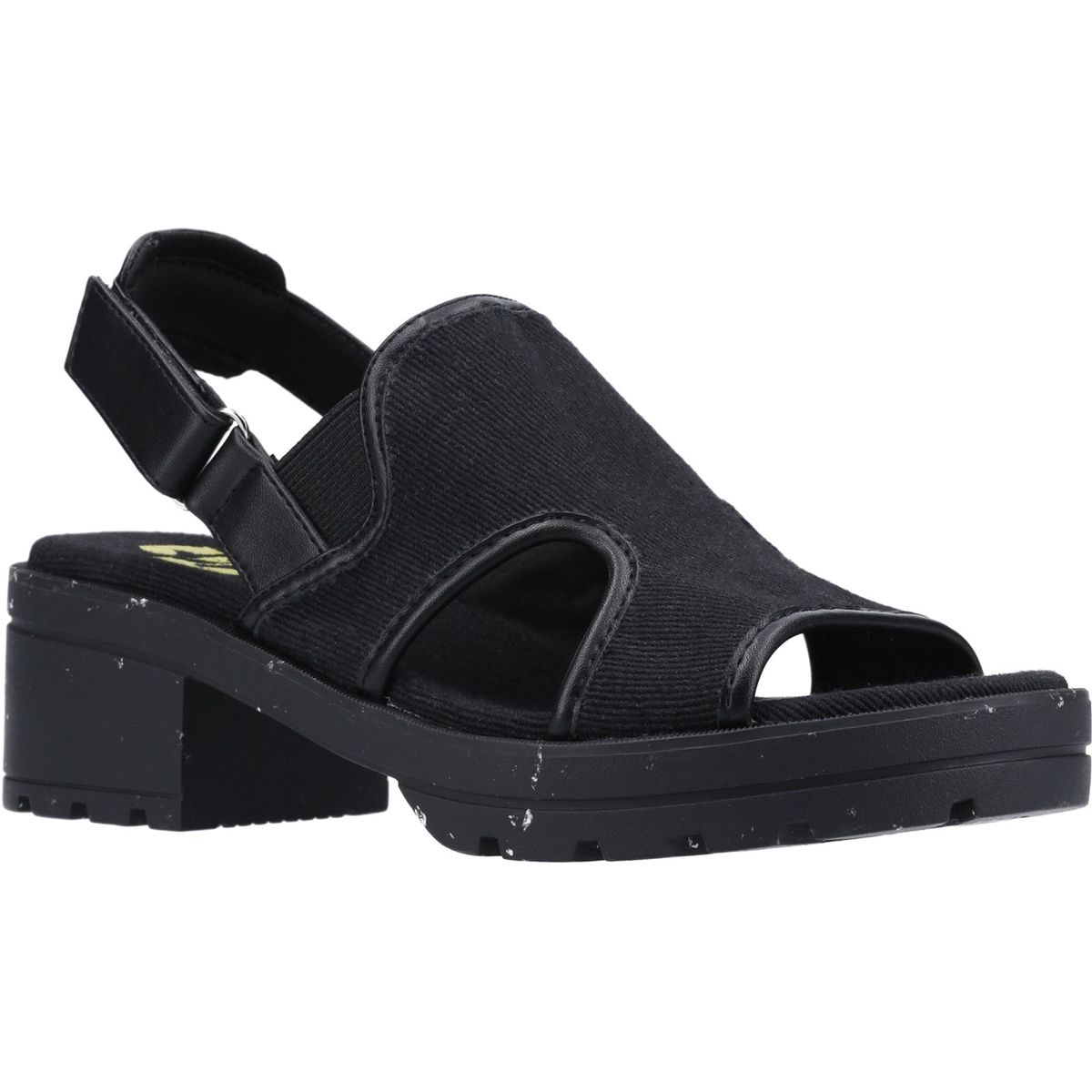 Plateausandalen mit Fersenriemen