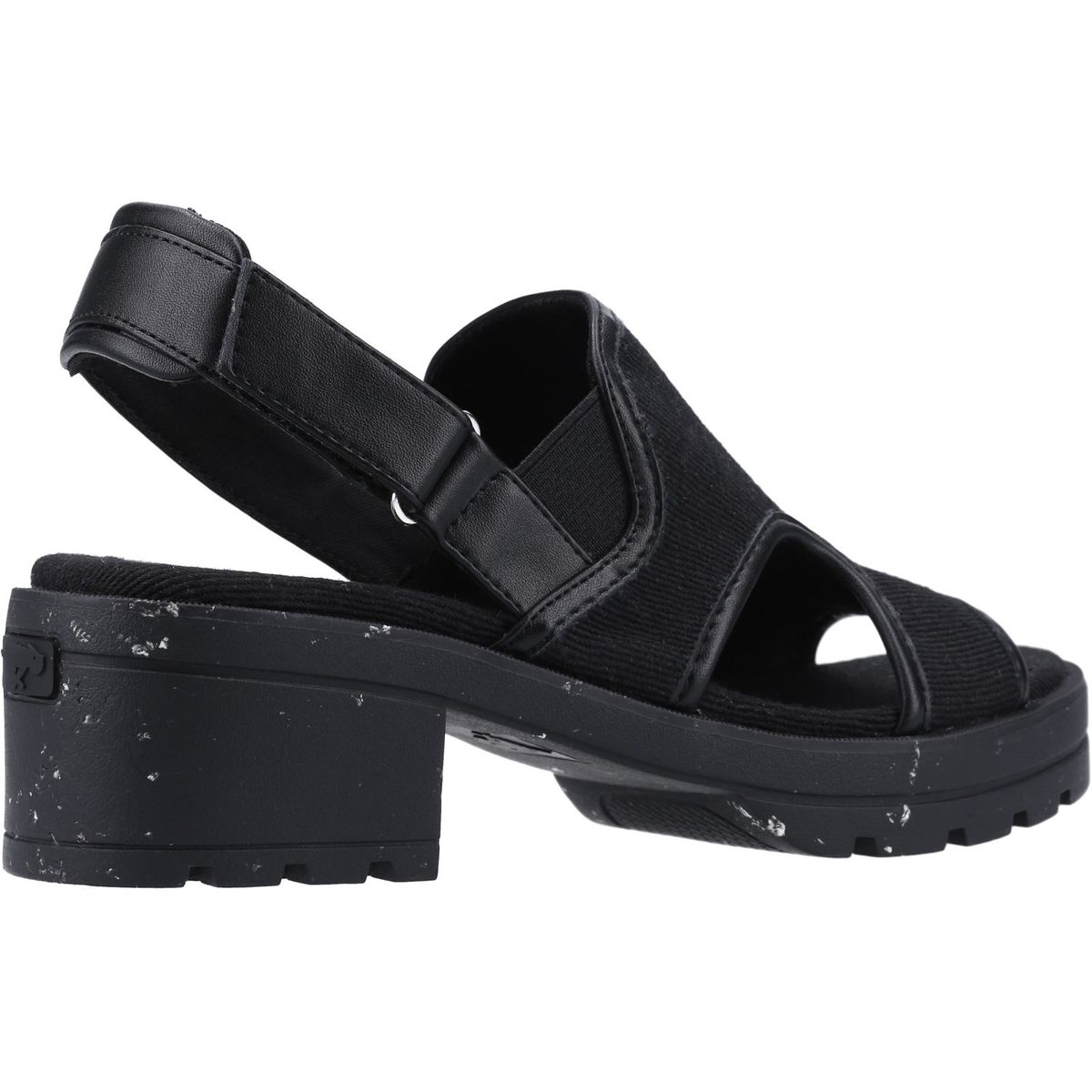 Plateausandalen mit Fersenriemen