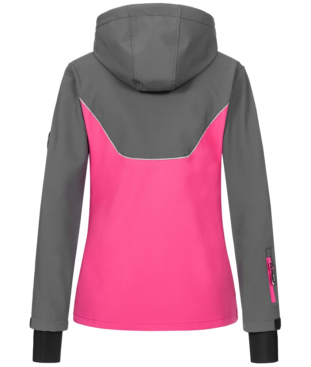 Funktionale Softshell Outdoor-Jacke mit Kapuze