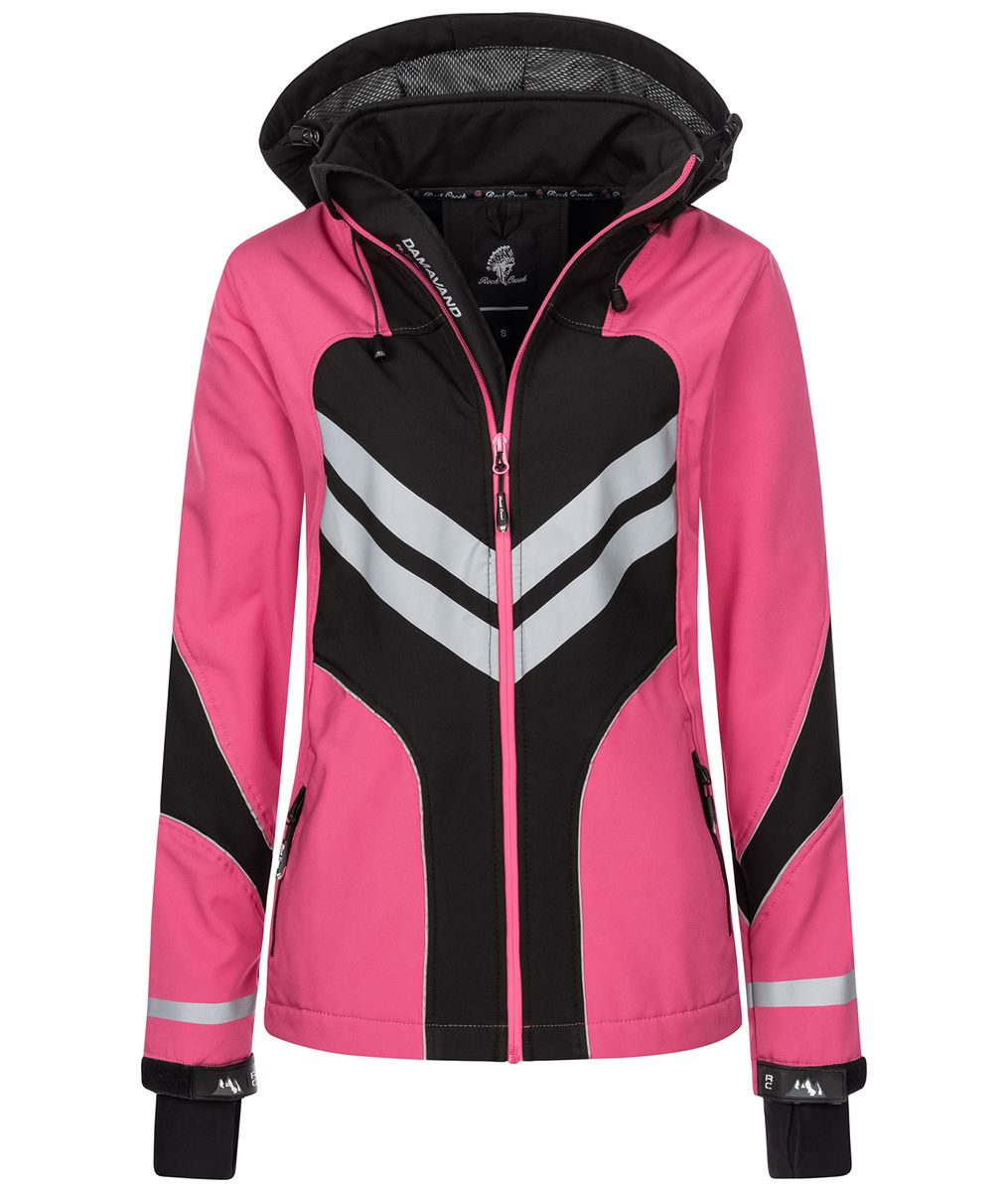 Funktionale Softshell Outdoor-Jacke mit Kapuze