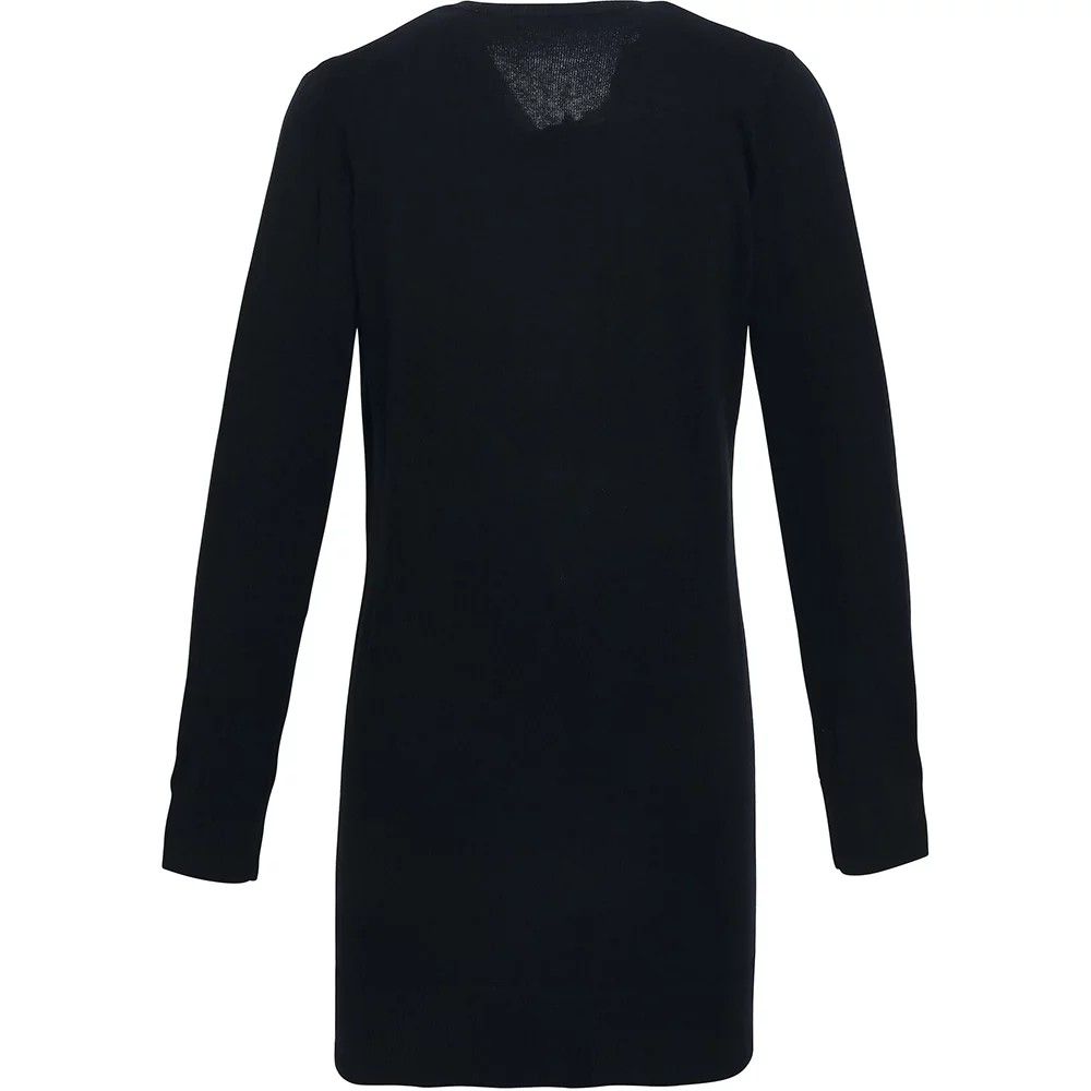 Langer Feinstrick-Cardigan mit V-Ausschnitt