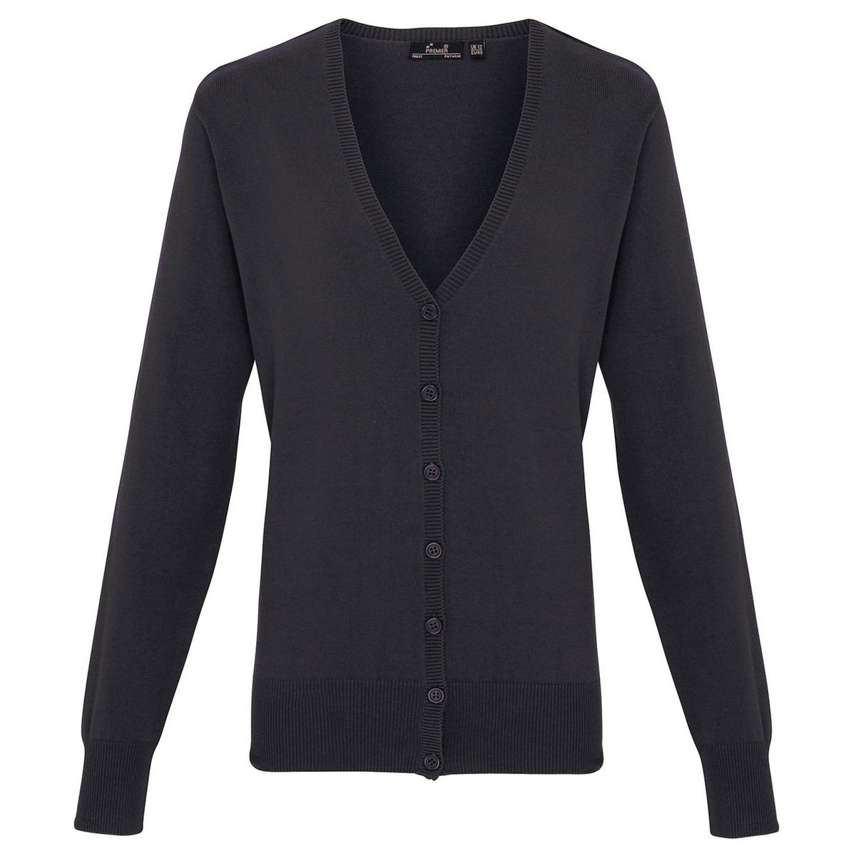 Feinstrick-Cardigan mit V-Ausschnitt