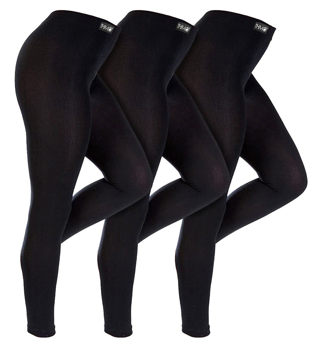 Thermogebürstete Leggings mit hohem Bund