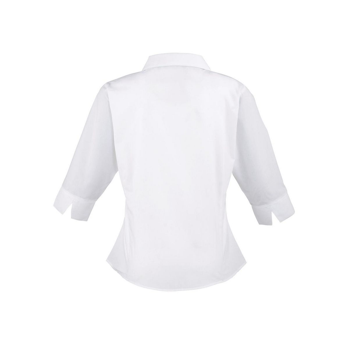Klassische Popeline-Bluse mit Dreiviertelarm