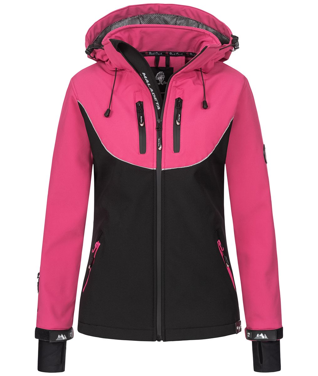 Funktionale Softshell Outdoor-Jacke mit Kapuze